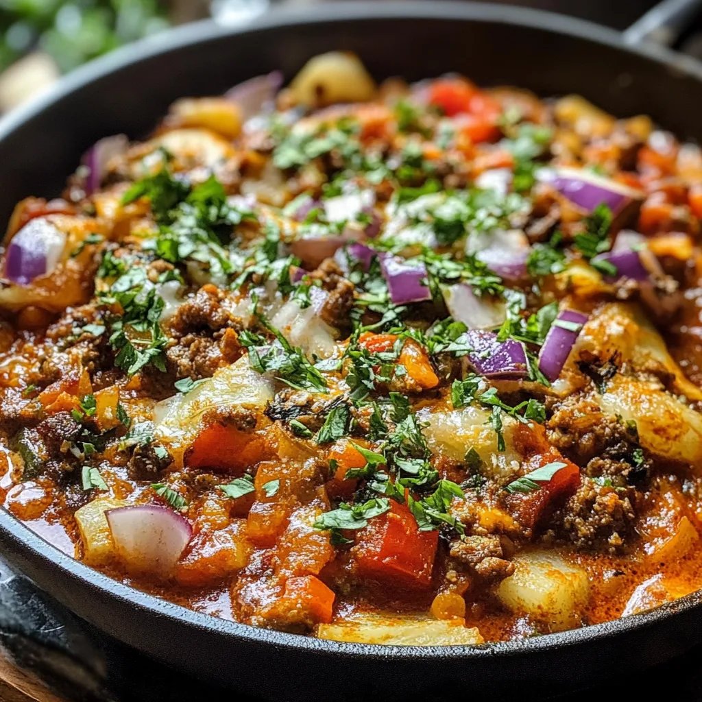 Griechische Kritharaki-Pfanne