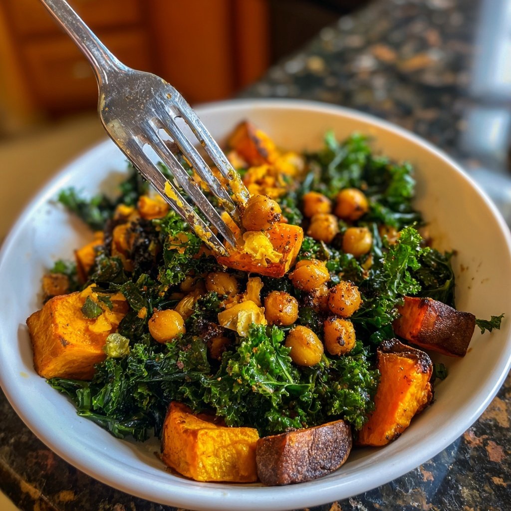 Winterliche Grünkohl-Power-Bowl