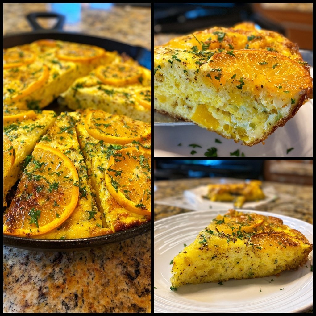 Sonnige Zitrus-Frühjahrs-Frittata