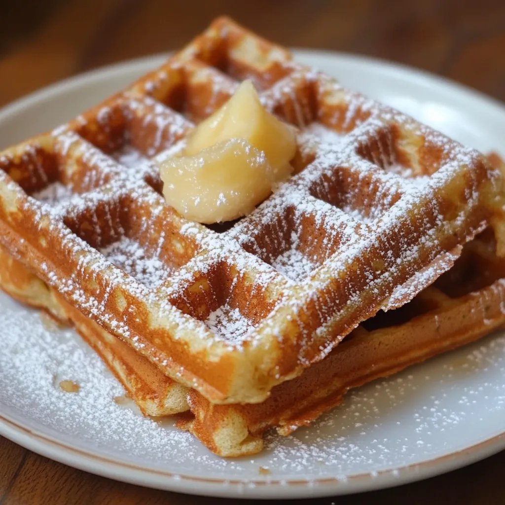 Vegane Waffeln ohne Zucker