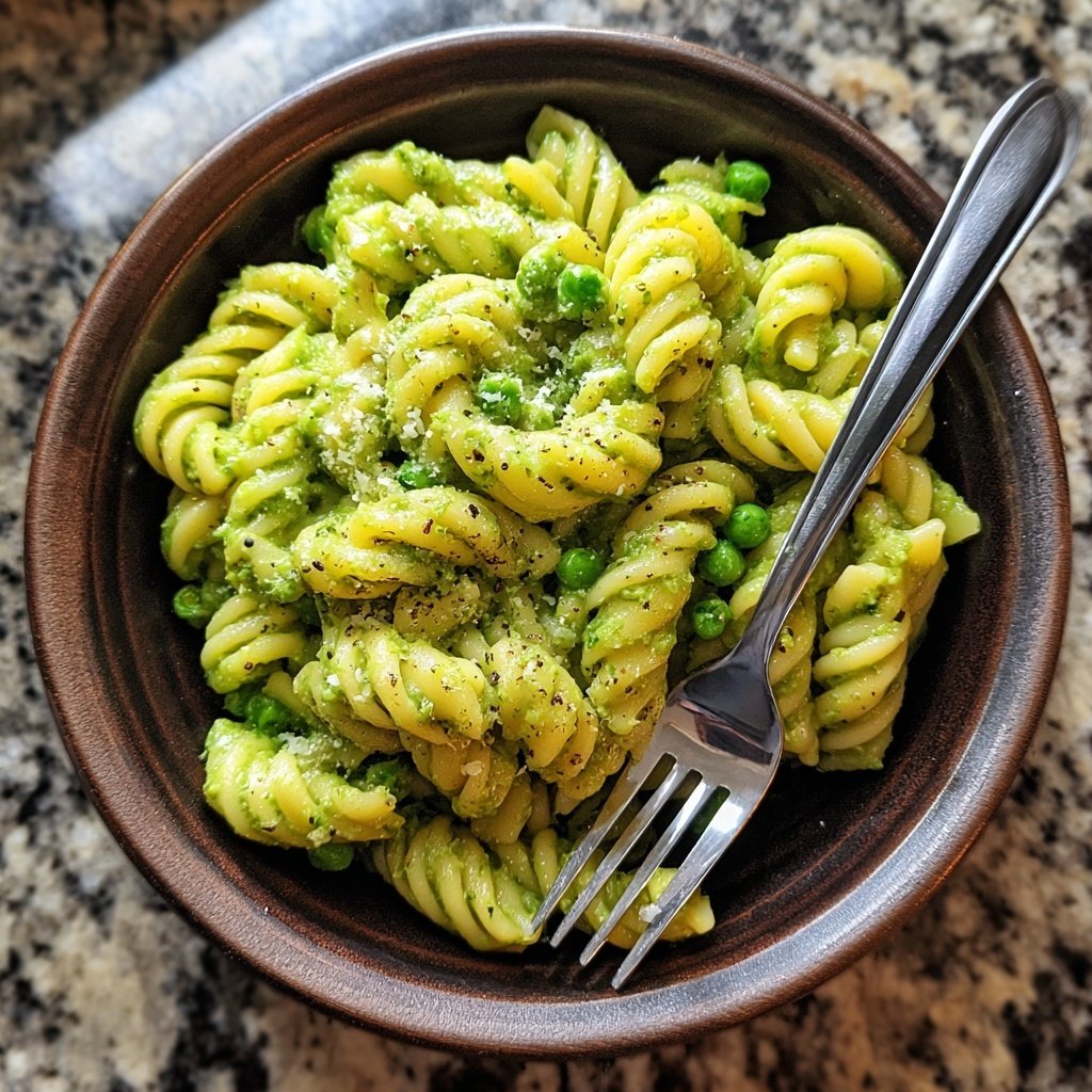 Frühlings-Erbsen-Pesto-Pasta