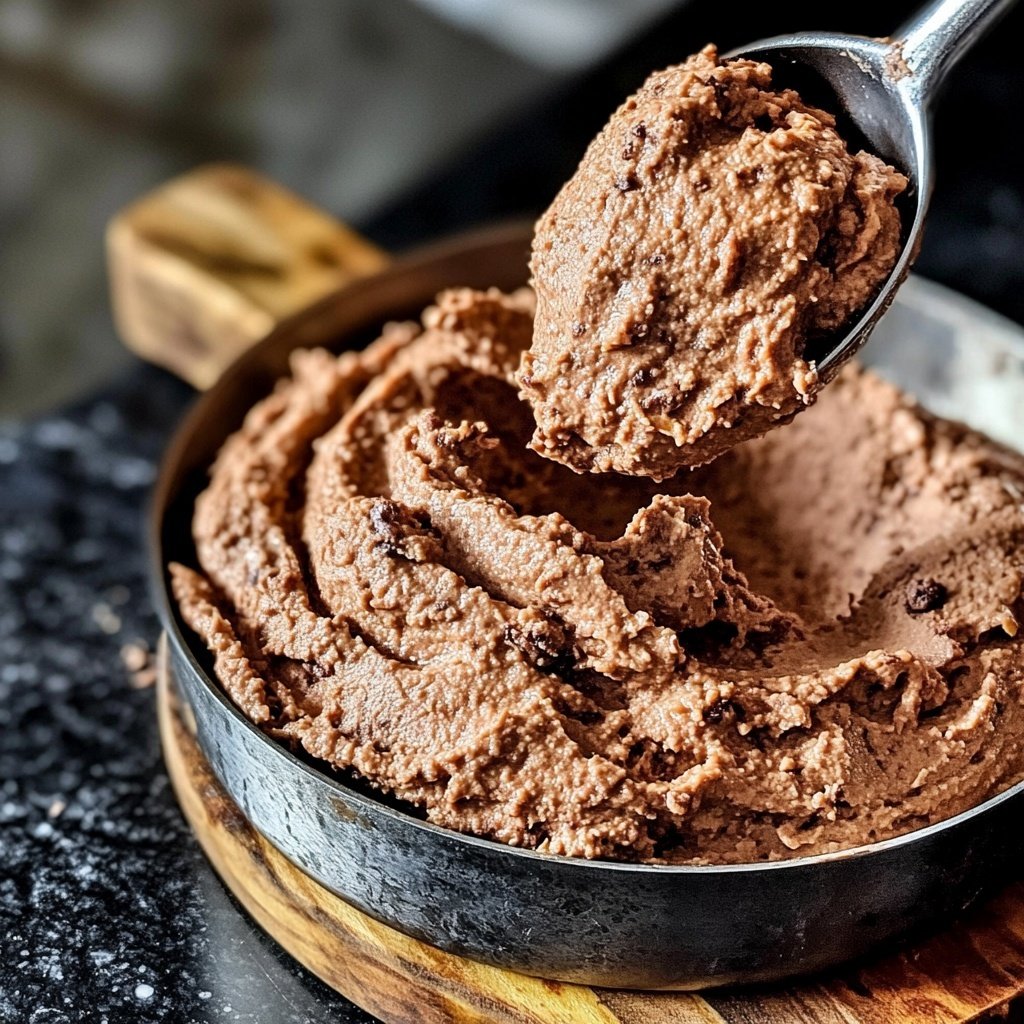 Schokoladen Hummus Kichererbsen Dip