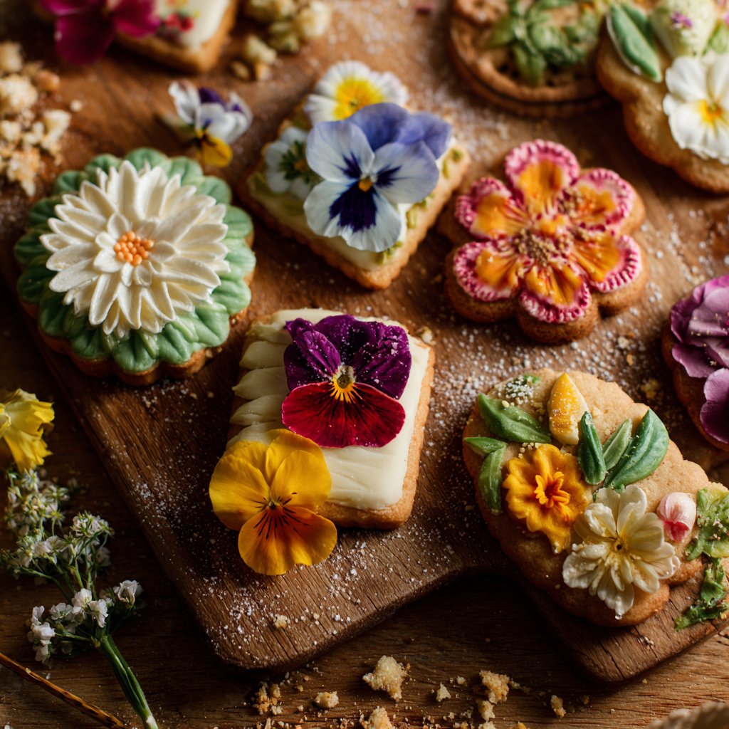 Floral Fantasy Baking Ideas