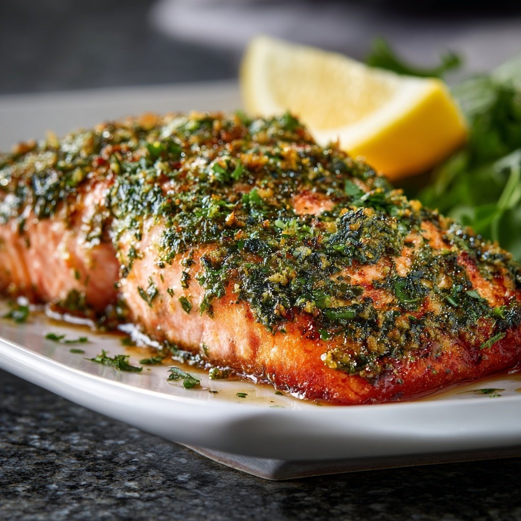 Zesty Baked Salmon with Herbs