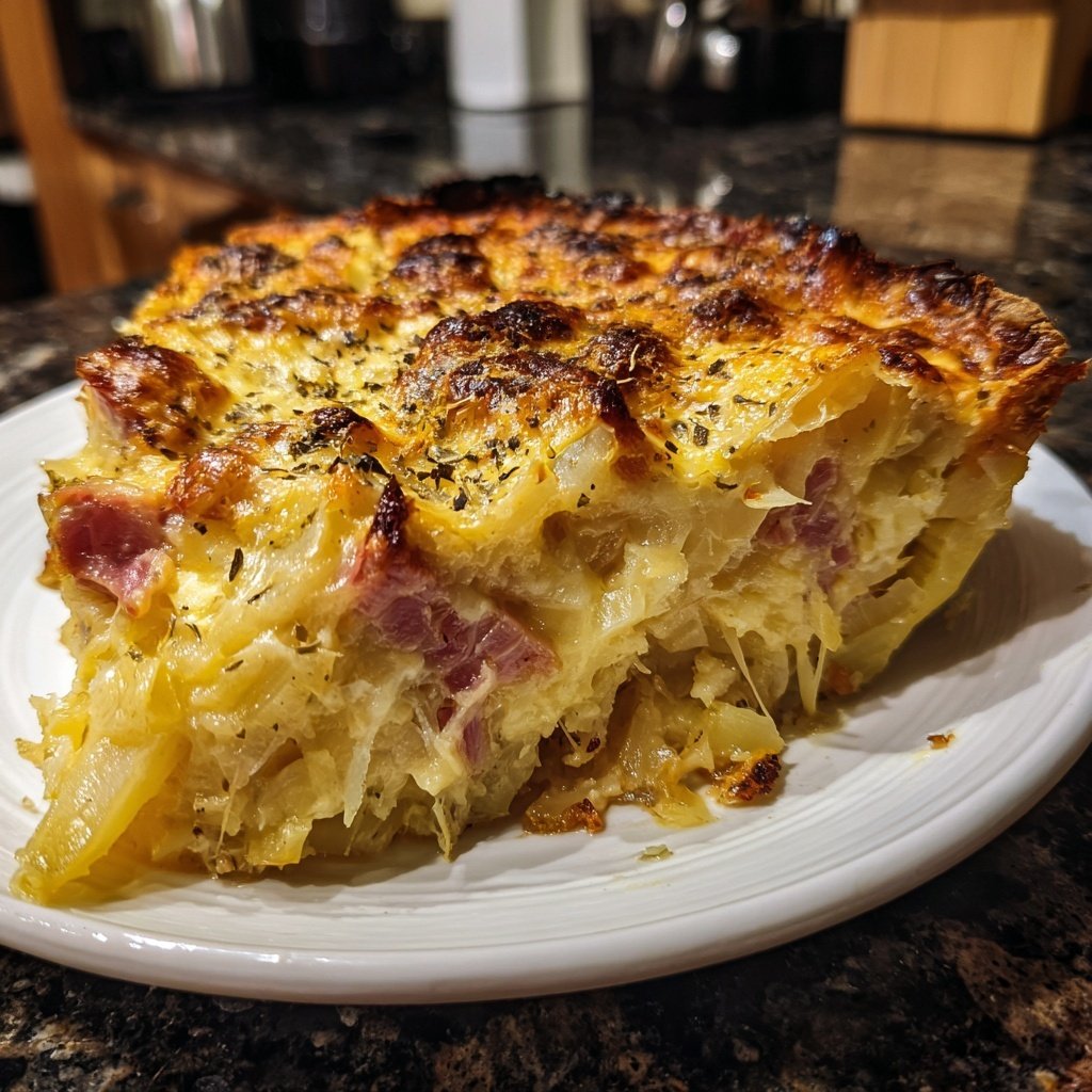Chicorée Gratin mit Schinken