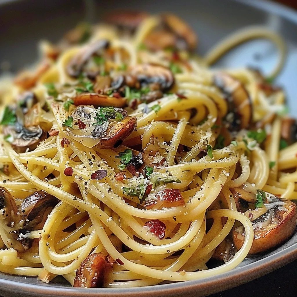 Spaghetti mit Rosenkohl