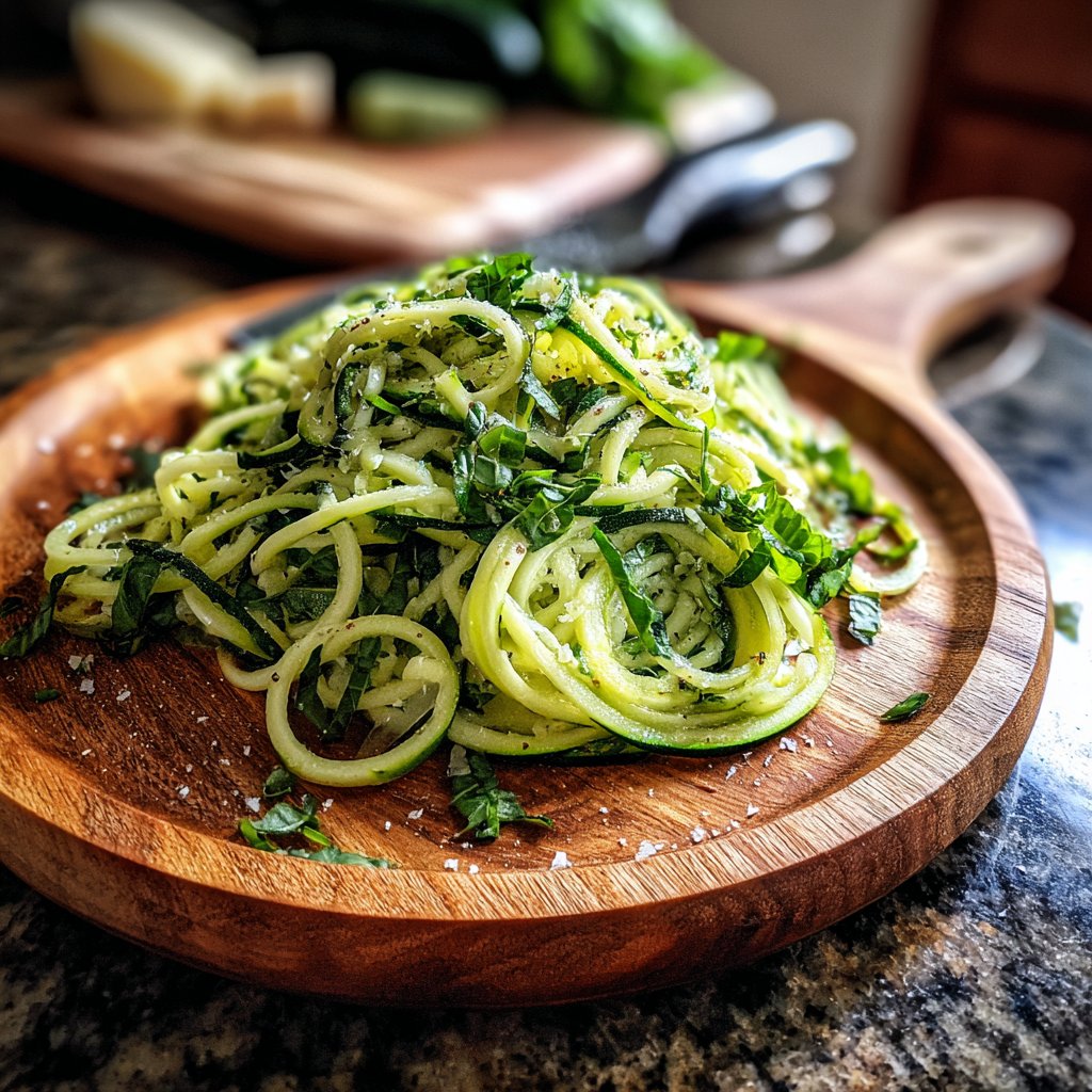 Zucchini Basil Pasta