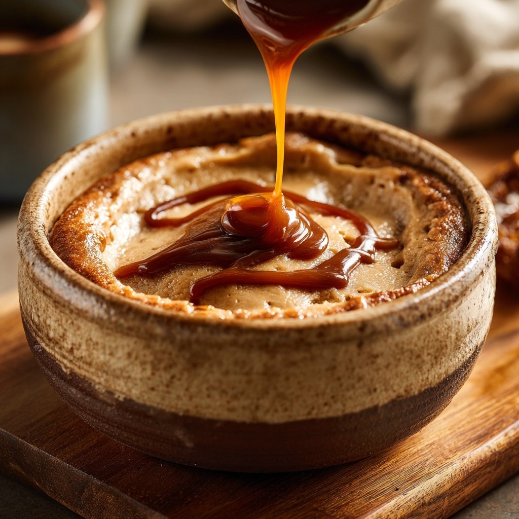 Gesalzenes Karamell Fondue Dekadenz