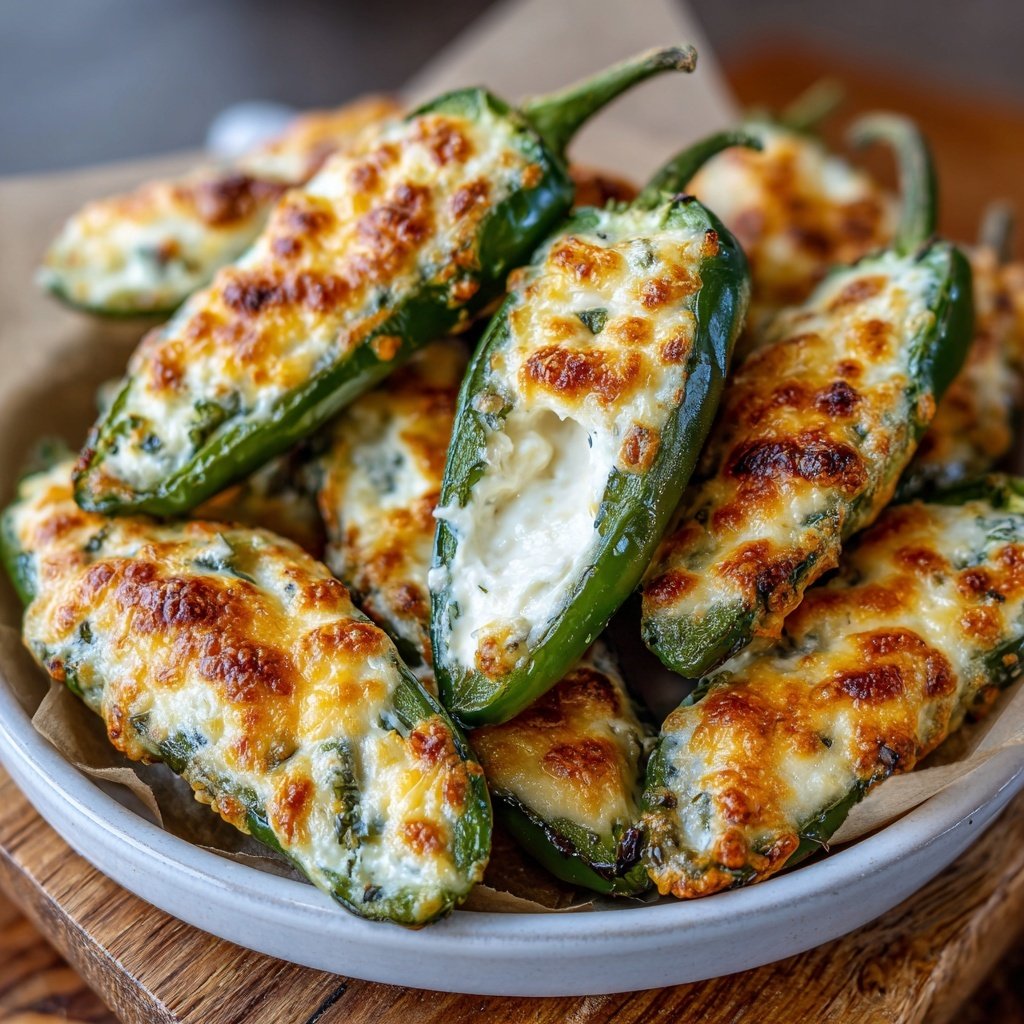Gefüllte Jalapeños mit Frischkäse