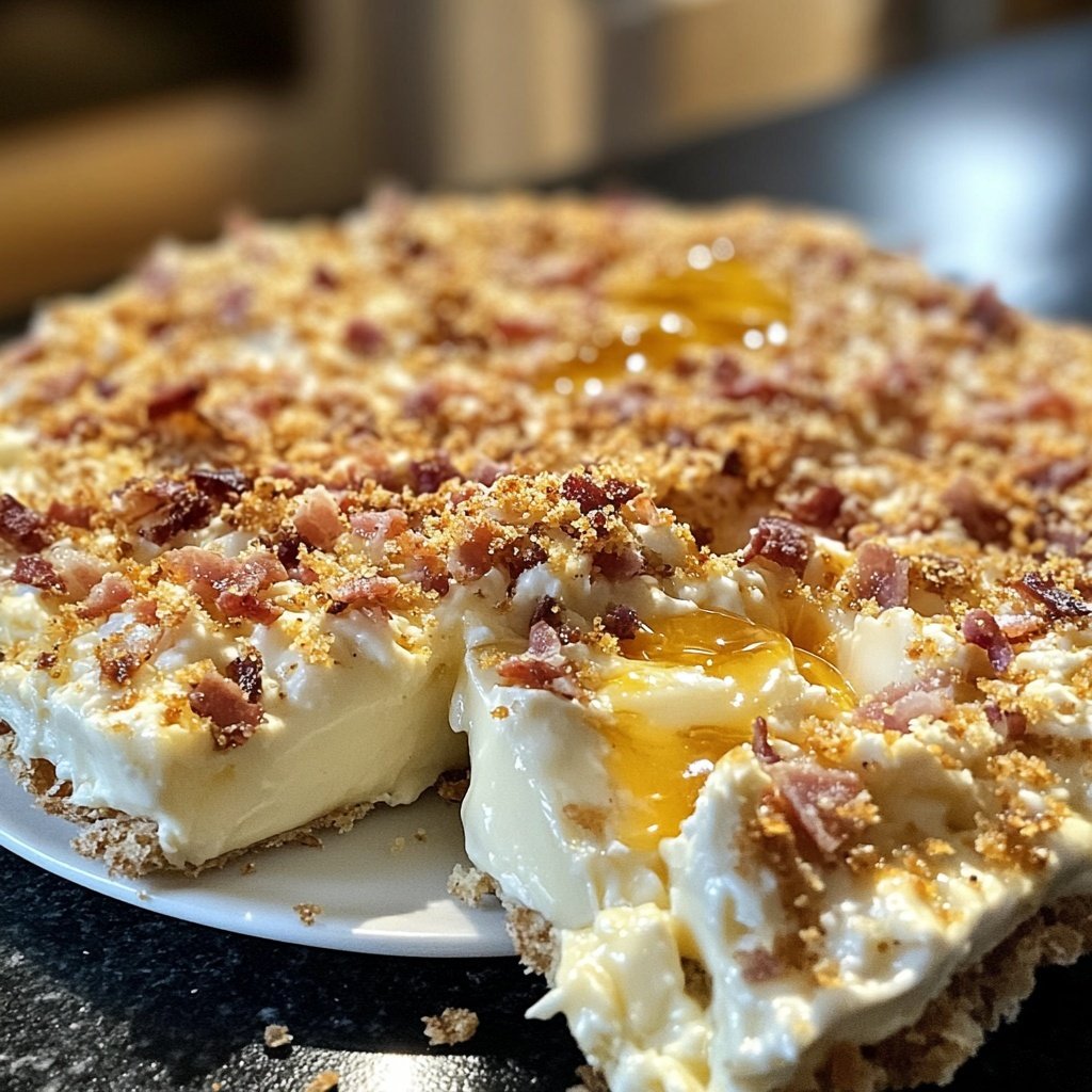 Ziegenkäsetaler mit Honig-Speck-Crumble