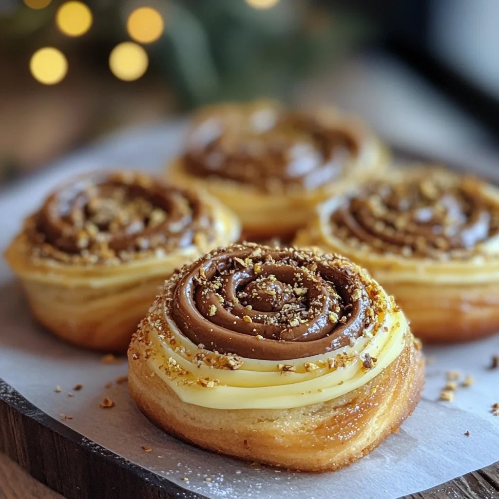 Spiralen Plätzchen mit Pistaziencreme