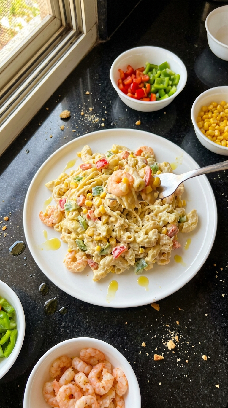 Hummer Roll Pasta Salat