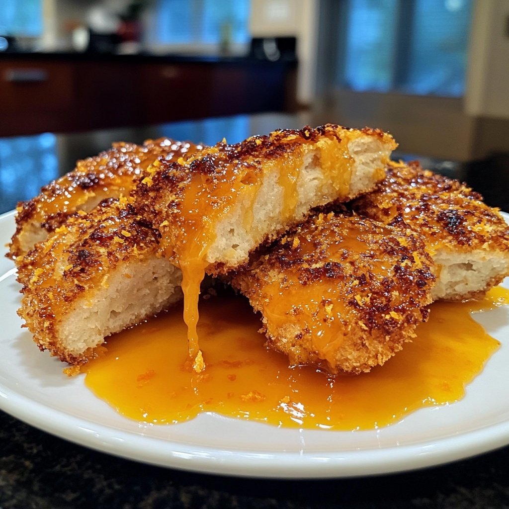 Knusprige Entenbrust mit Orangen-Glasur