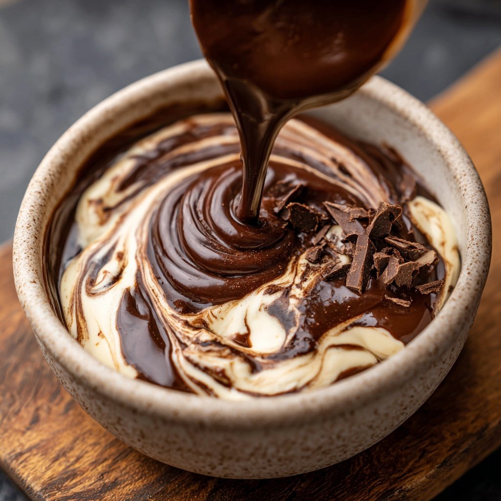 Zimt Schokoladen Fondue Dip