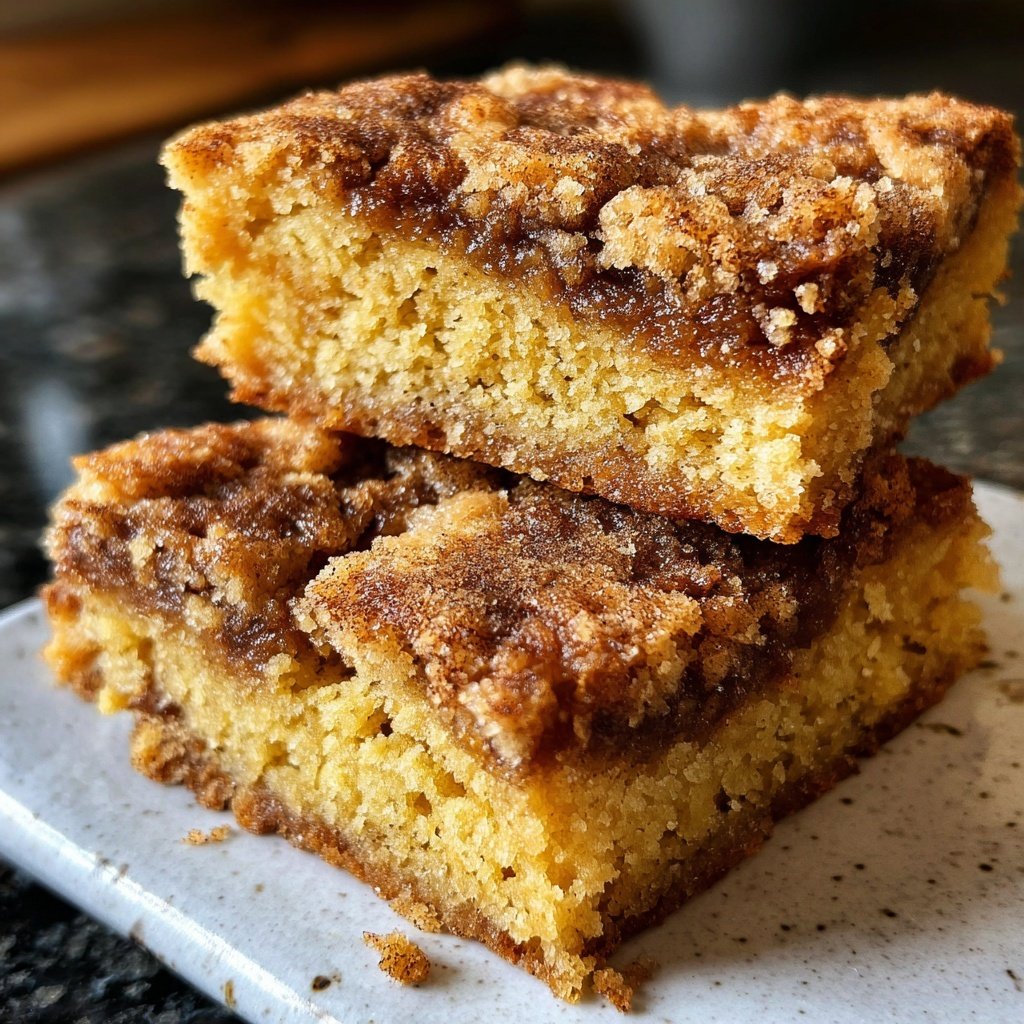 Zimt-Zucker-Pfannen-Blondies