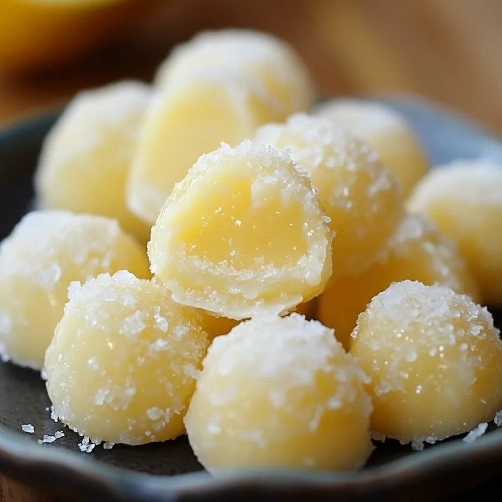 Zitronen-Pralinen
