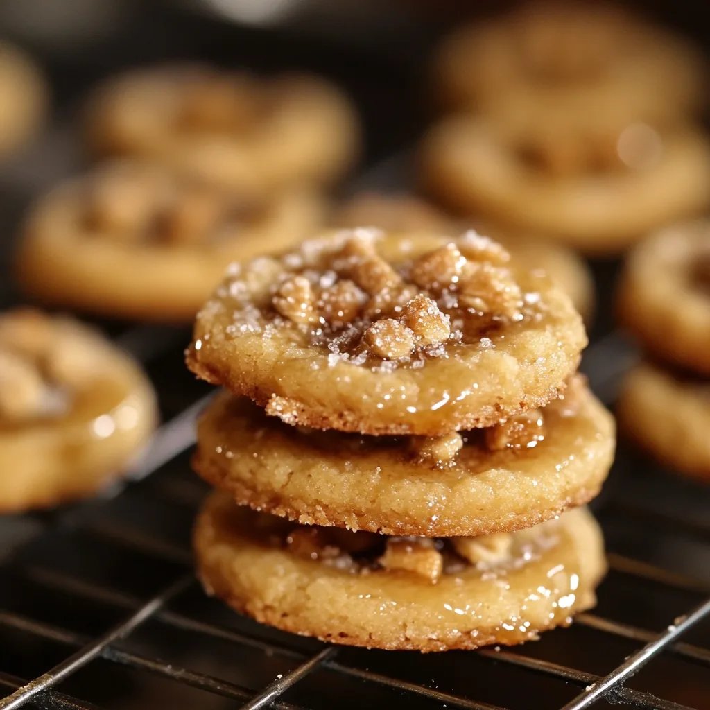 Walnuss Kekse | mit Honig und Karamell