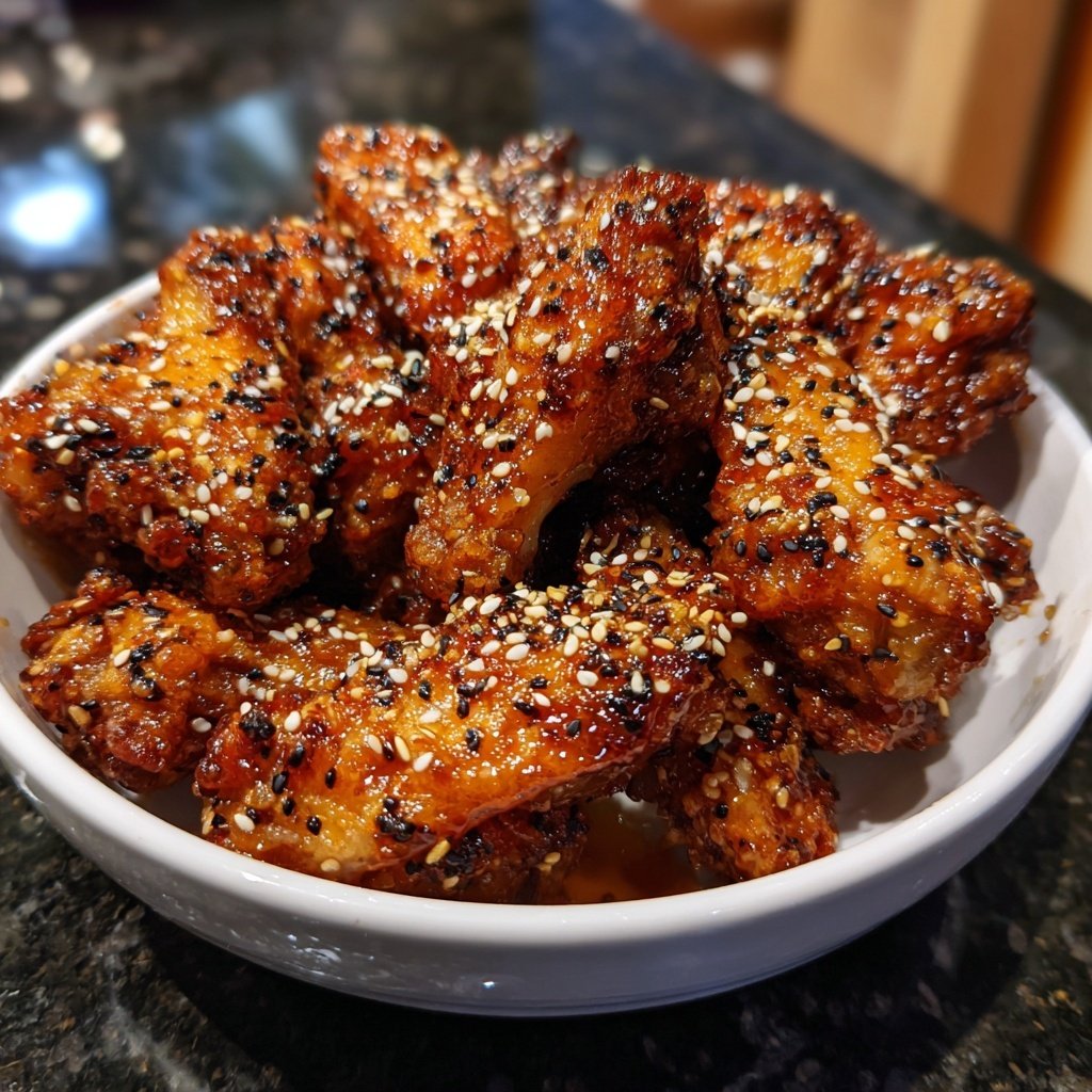 Knusprige Chicken Wings mit Honig