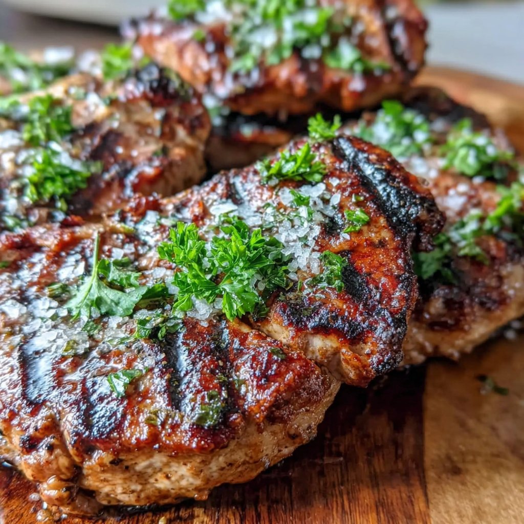 Grillierte Putensteaks mit Kräutern