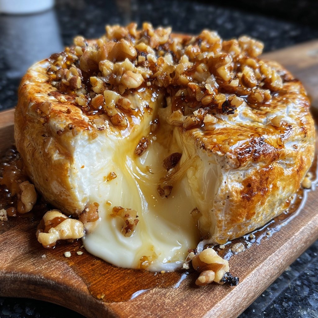 Gebackener Brie Honig Walnuss