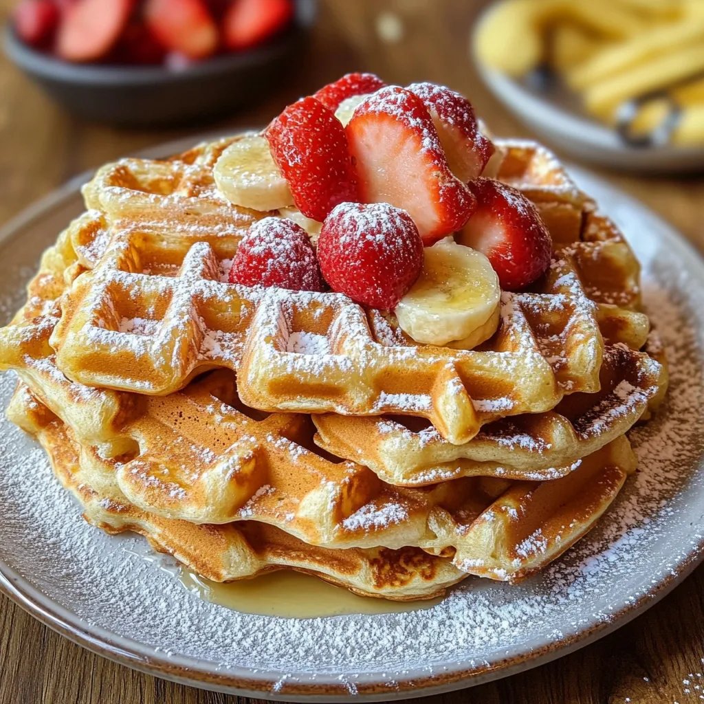 Frischer Waffelteig für alle Formen