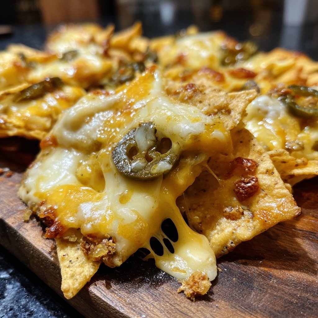Raclette-Ideen mit Nachos, Jalapeños und Cheddar-Käse​