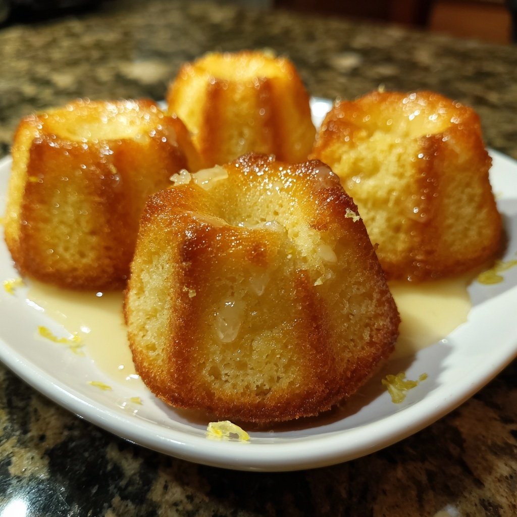 Zitrus-Olivenöl-Mini-Kuchen