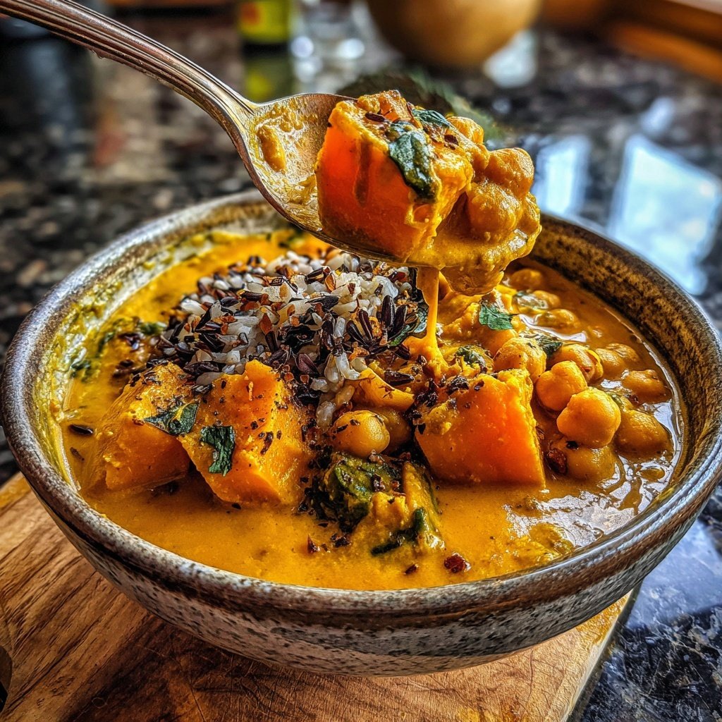 Butternut-Kichererbsen-Kokos-Curry