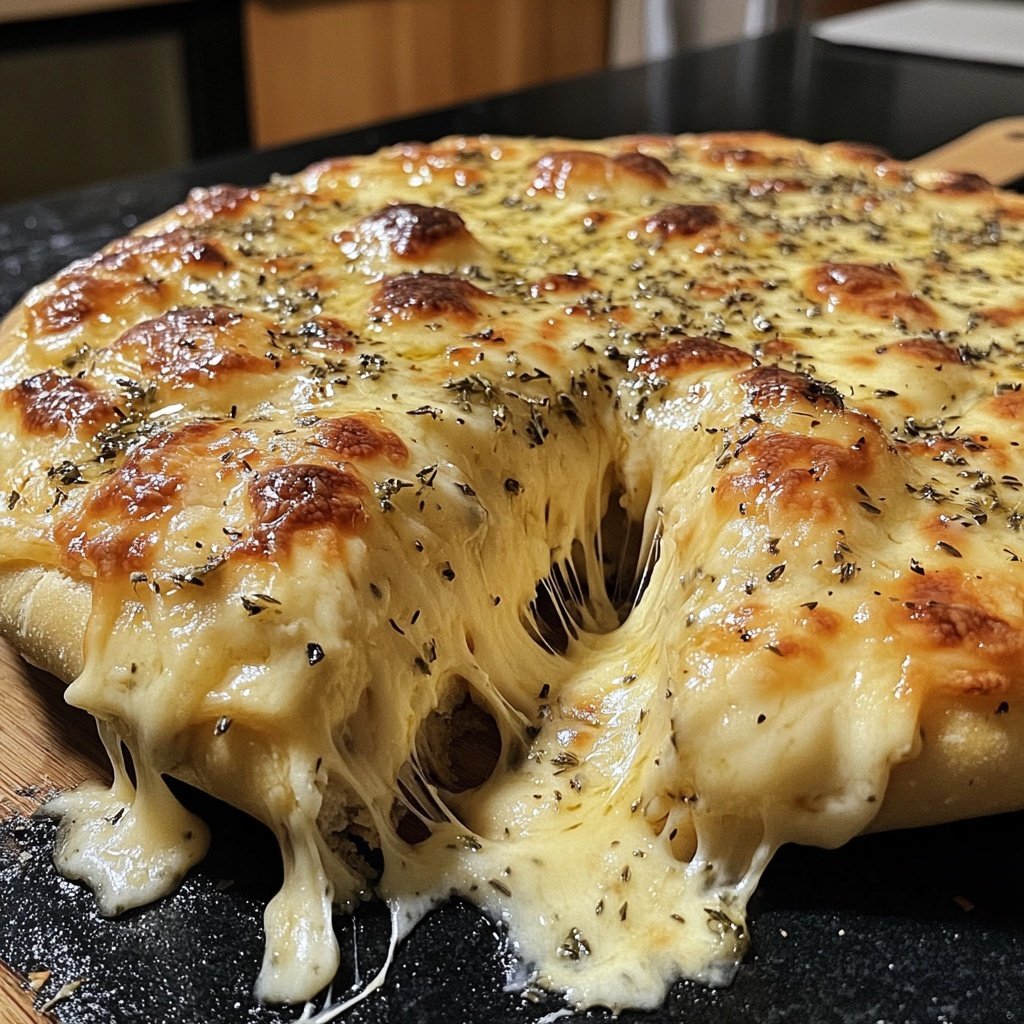 Überbackener Ofenkäse mit Rosmarin und Knoblauch