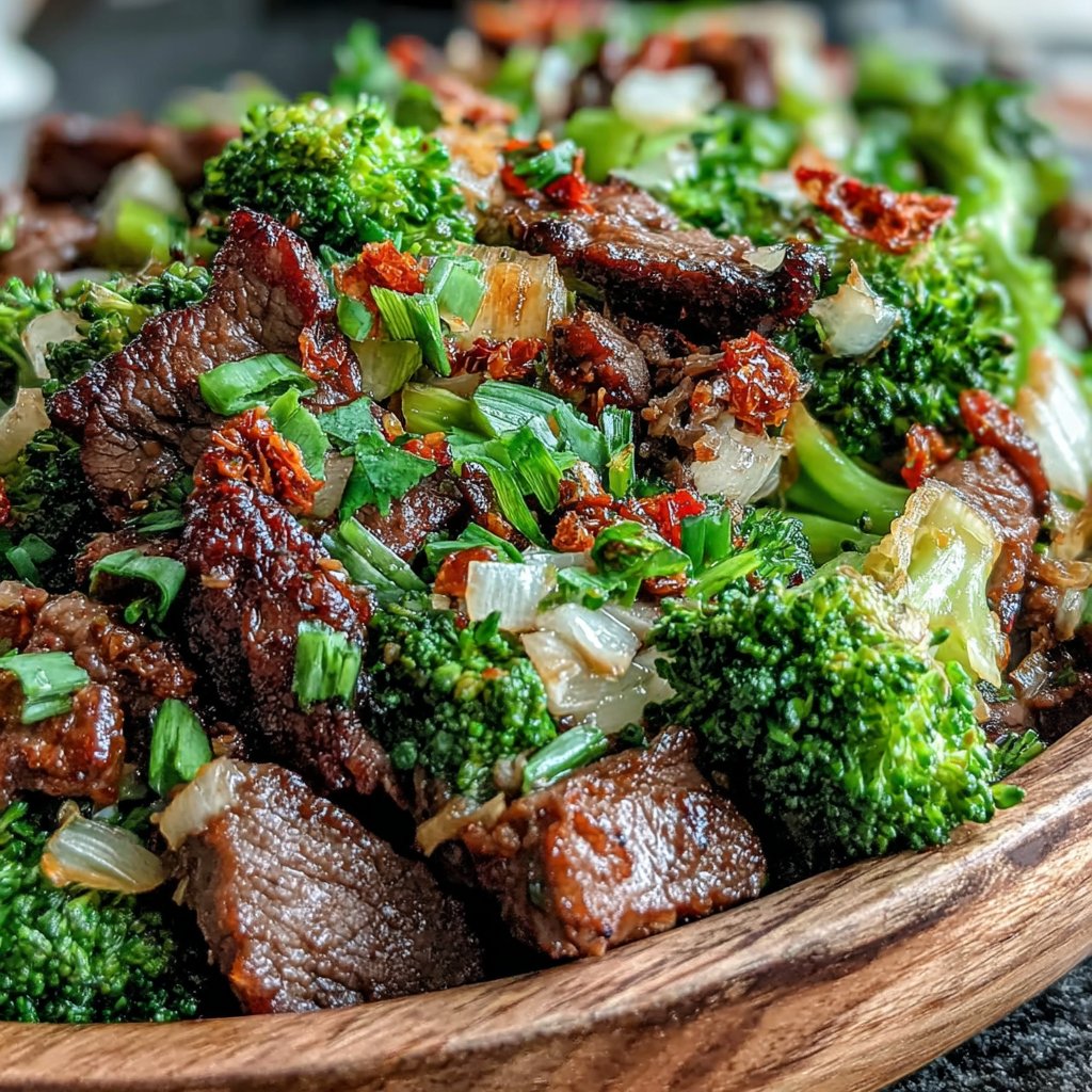 Rind Stir Fry Brokkoli