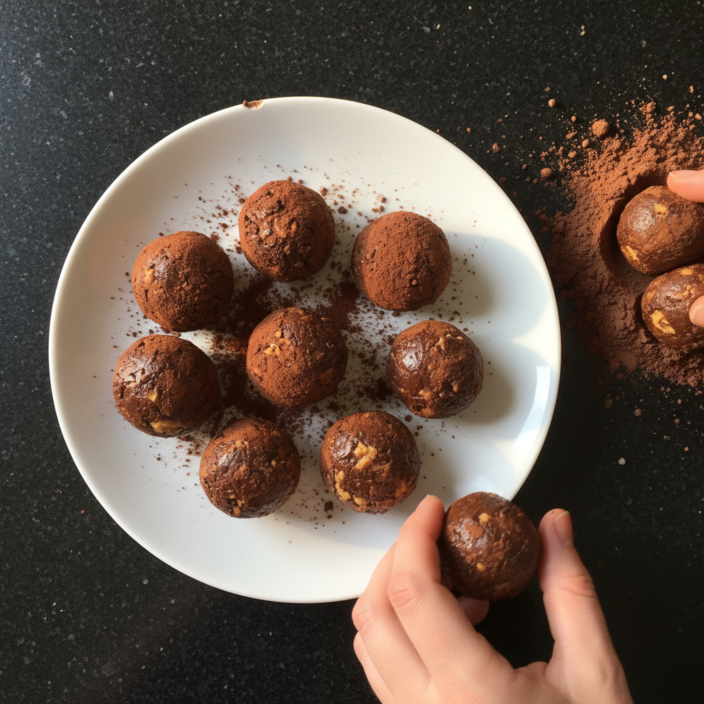 Hausgemachte Reese’s Trüffel