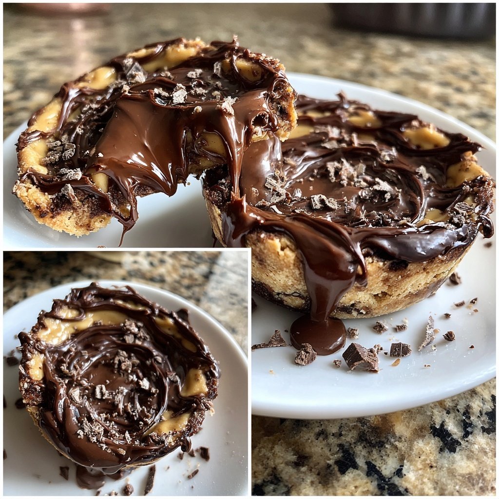 Schoko Erdnussbutter Tassen