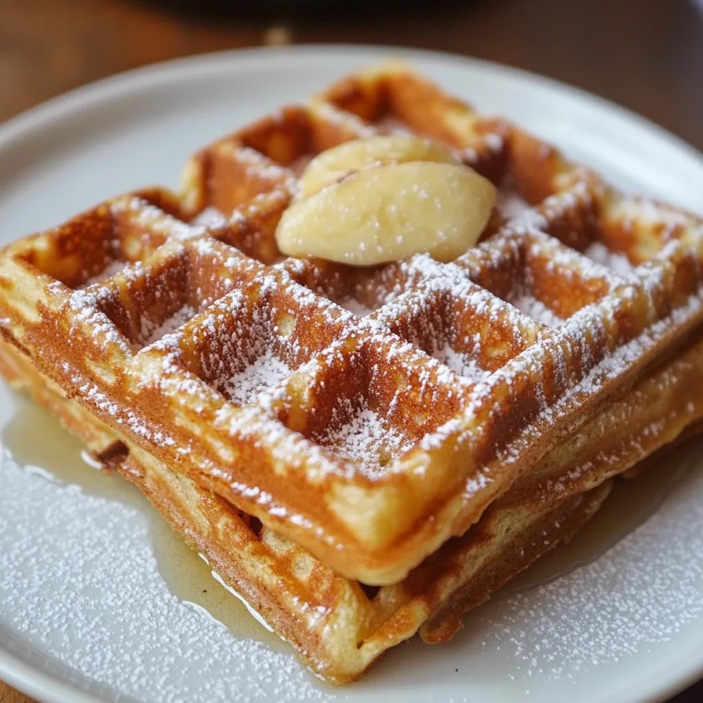 Vegane Waffeln ohne Zucker