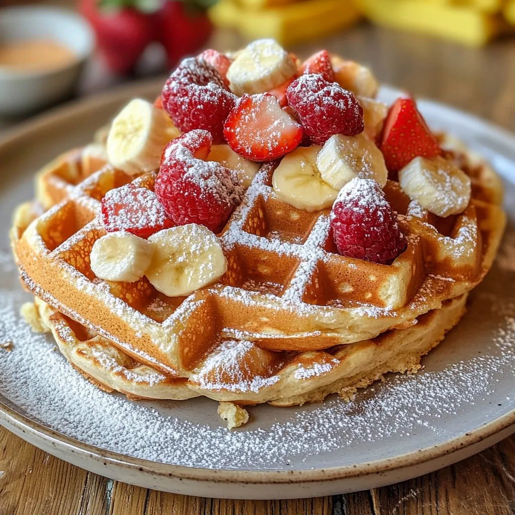 Frischer Waffelteig für alle Formen