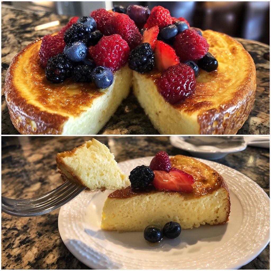 Hüttenkäse Protein Pfannkuchen