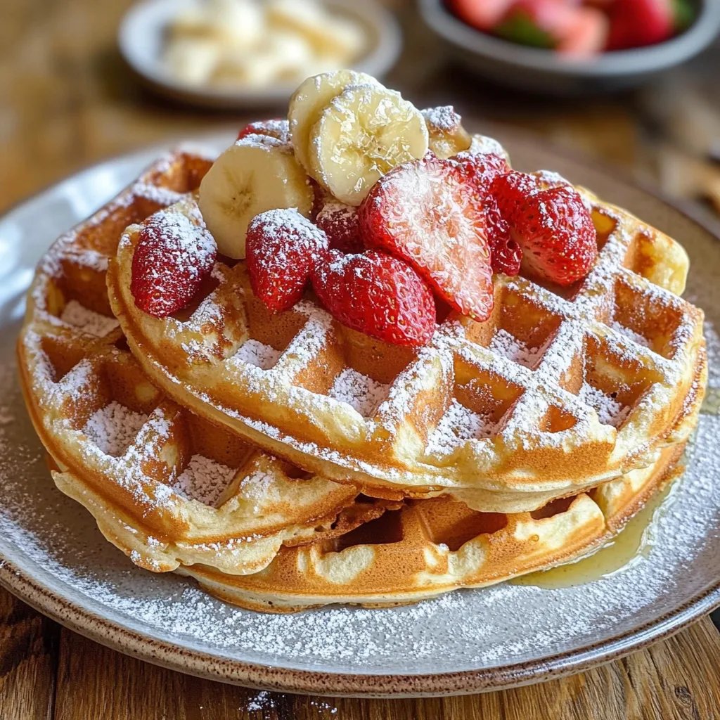 Frischer Waffelteig für alle Formen